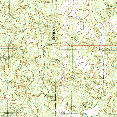 United States Geological Survey Cadillac North, MI (1983, 24000-Scale) digital map