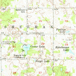 United States Geological Survey Cadillac South, MI (1957, 62500-Scale) digital map