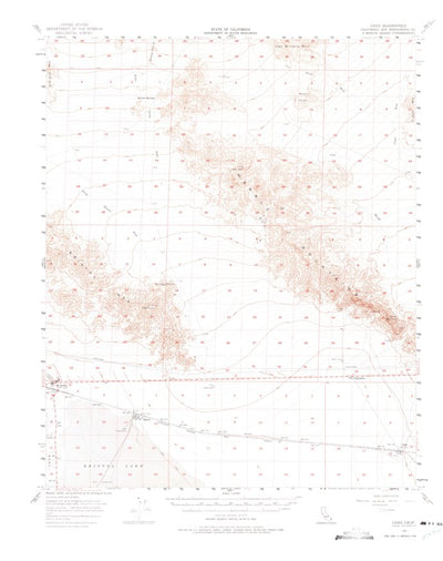 United States Geological Survey Cadiz, CA (1956, 62500-Scale) digital map