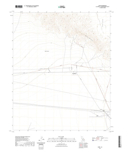 United States Geological Survey Cadiz, CA (2021, 24000-Scale) digital map