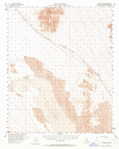 United States Geological Survey Cadiz Lake, CA (1956, 62500-Scale) digital map