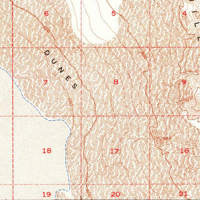 United States Geological Survey Cadiz Lake, CA (1956, 62500-Scale) digital map