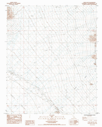 United States Geological Survey Cadiz Lake NE, CA (1985, 24000-Scale) digital map