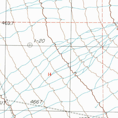 United States Geological Survey Cadiz Lake NE, CA (1985, 24000-Scale) digital map