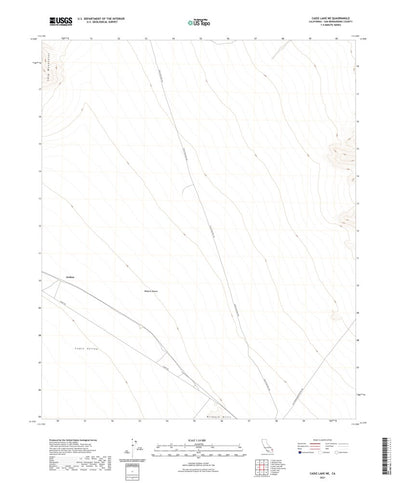 United States Geological Survey Cadiz Lake NE, CA (2021, 24000-Scale) digital map