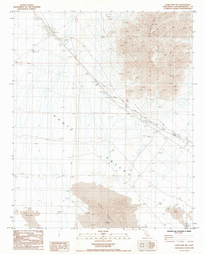 United States Geological Survey Cadiz Lake NW, CA (1986, 24000-Scale) digital map