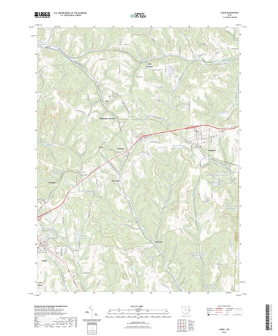 United States Geological Survey Cadiz, OH (2023, 24000-Scale) digital map