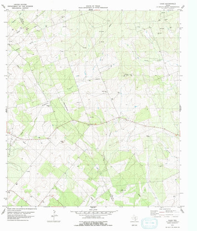 United States Geological Survey Cadiz, TX (1979, 24000-Scale) digital map