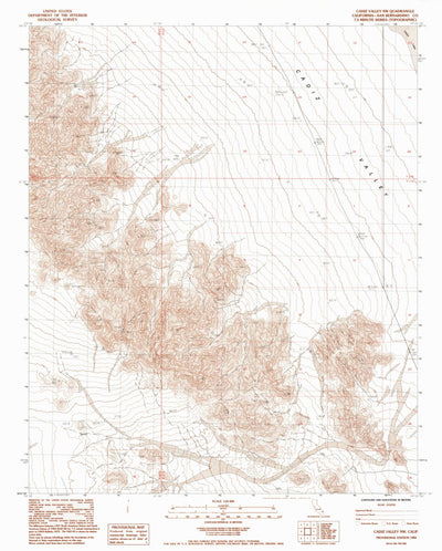 United States Geological Survey Cadiz Valley NW, CA (1984, 24000-Scale) digital map