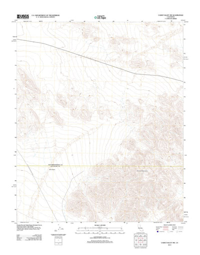 United States Geological Survey Cadiz Valley SW, CA (2012, 24000-Scale) digital map
