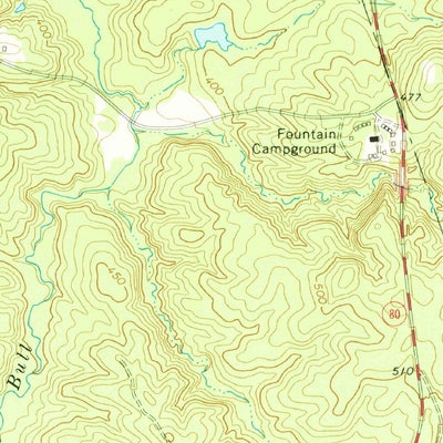 United States Geological Survey Cadley, GA (1972, 24000-Scale) digital map