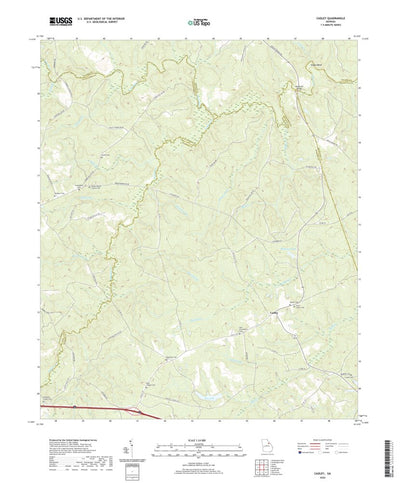 United States Geological Survey Cadley, GA (2020, 24000-Scale) digital map