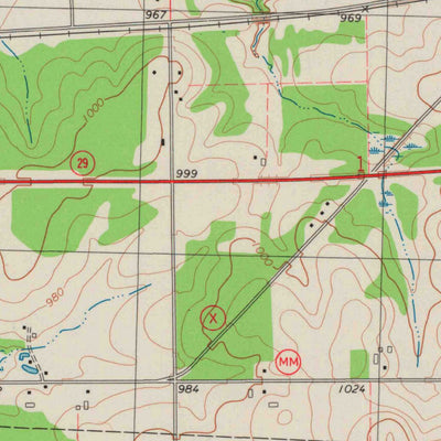 United States Geological Survey Cadott, WI (1979, 24000-Scale) digital map