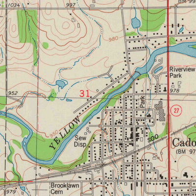 United States Geological Survey Cadott, WI (1979, 24000-Scale) digital map