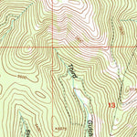 United States Geological Survey Cadotte Creek, MT (2001, 24000-Scale) digital map