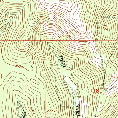 United States Geological Survey Cadotte Creek, MT (2001, 24000-Scale) digital map