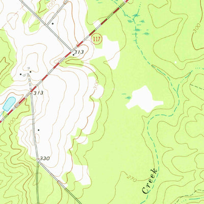 United States Geological Survey Cadwell, GA (1973, 24000-Scale) digital map