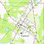United States Geological Survey Cadwell, GA (1973, 24000-Scale) digital map