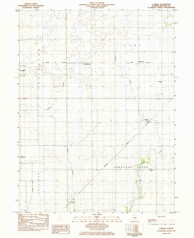 United States Geological Survey Cadwell, IL (1983, 24000-Scale) digital map