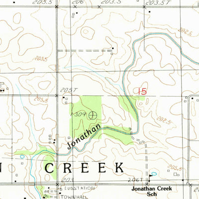United States Geological Survey Cadwell, IL (1983, 24000-Scale) digital map