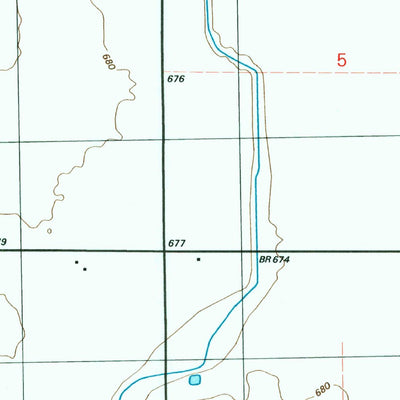 United States Geological Survey Cadwell, IL (1998, 24000-Scale) digital map