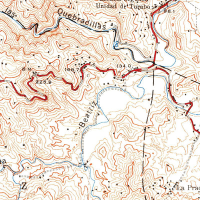 United States Geological Survey Caguas, PR (1946, 30000-Scale) digital map