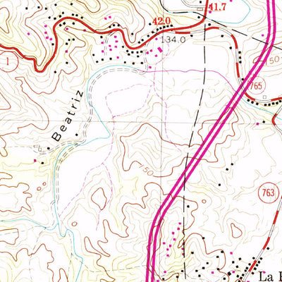 United States Geological Survey Caguas, PR (1964, 20000-Scale) digital map