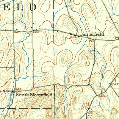 United States Geological Survey Cahandaigua, NY (1900, 62500-Scale) digital map