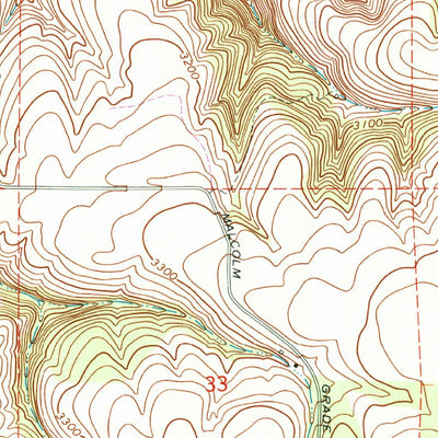 United States Geological Survey Cahill Mountain, WA (1967, 24000-Scale) digital map