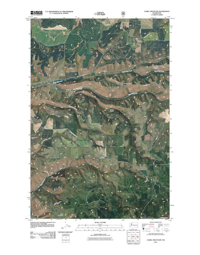 United States Geological Survey Cahill Mountain, WA (2011, 24000-Scale) digital map