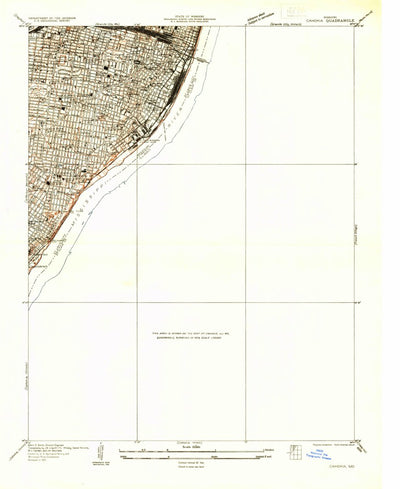 United States Geological Survey Cahokia, IL-MO (1933, 24000-Scale) digital map