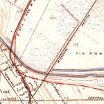 United States Geological Survey Cahokia, IL-MO (1934, 24000-Scale) digital map