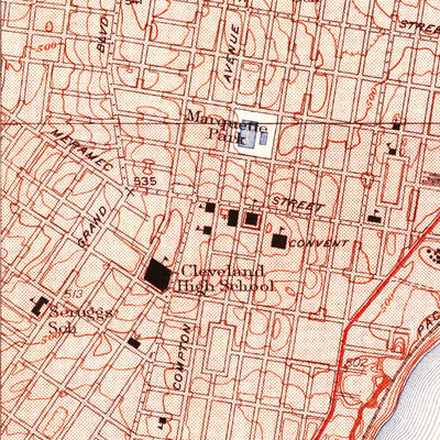 United States Geological Survey Cahokia, IL-MO (1940, 24000-Scale) digital map