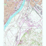 United States Geological Survey Cahokia, IL-MO (1954, 24000-Scale) digital map