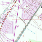 United States Geological Survey Cahokia, IL-MO (1954, 24000-Scale) digital map