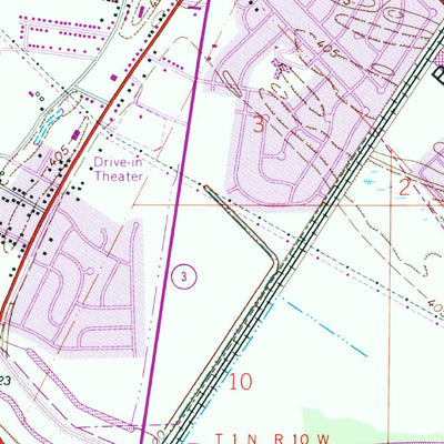 United States Geological Survey Cahokia, IL-MO (1954, 24000-Scale) digital map