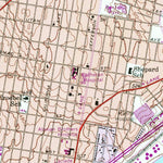 United States Geological Survey Cahokia, IL-MO (1954, 24000-Scale) digital map