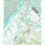 United States Geological Survey Cahokia, IL-MO (1998, 24000-Scale) digital map