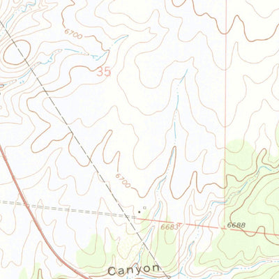 United States Geological Survey Cahone, CO (1965, 24000-Scale) digital map