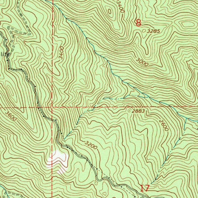 United States Geological Survey Cahto Peak, CA (1967, 24000-Scale) digital map