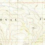 United States Geological Survey Cahuilla Mountain, CA (1981, 24000-Scale) digital map