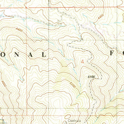 United States Geological Survey Cahuilla Mountain, CA (1981, 24000-Scale) digital map