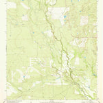 United States Geological Survey Caiman Creek NE, TX (1974, 24000-Scale) digital map