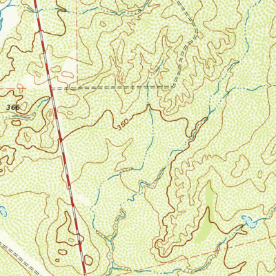 United States Geological Survey Caiman Creek NE, TX (1974, 24000-Scale) digital map