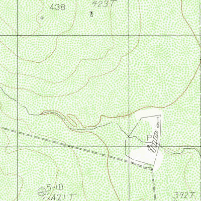 United States Geological Survey Caiman Creek NW, TX (1982, 24000-Scale) digital map