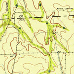 United States Geological Survey Caiman Creek, TX (1957, 62500-Scale) digital map