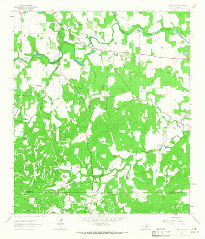 United States Geological Survey Cain City, TX (1963, 24000-Scale) digital map