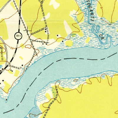 United States Geological Survey Cainhoy, SC (1943, 24000-Scale) digital map