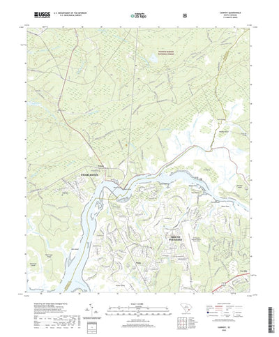 United States Geological Survey Cainhoy, SC (2020, 24000-Scale) digital map