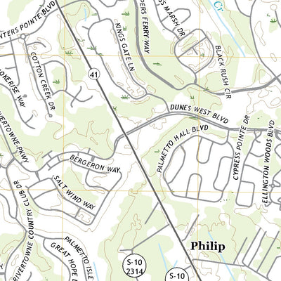United States Geological Survey Cainhoy, SC (2020, 24000-Scale) digital map